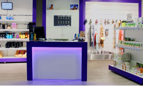 Toonbank voor winkel of salon